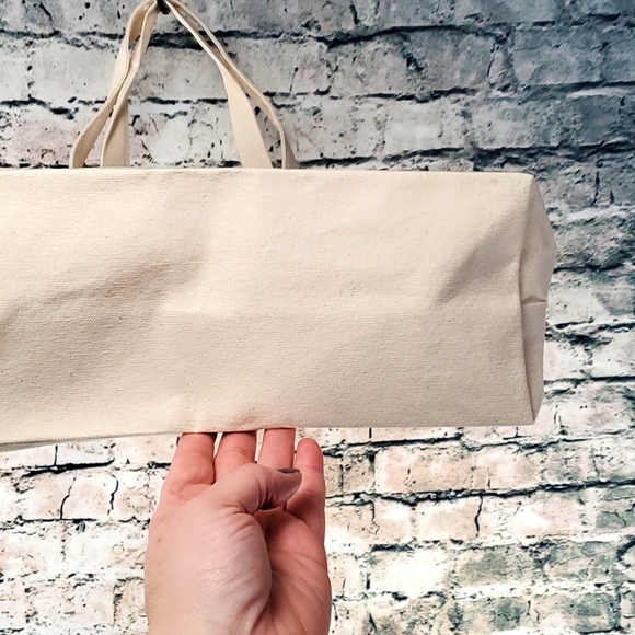 Draper James | Natural Cotton Canvas Market Tote Bag - Picture 3 of 7